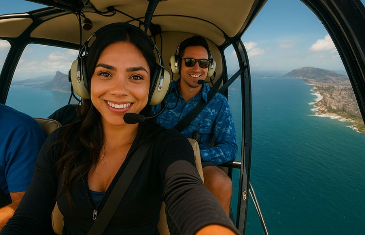 Passeio de Helicóptero Doors-off Rio de Janeiro
